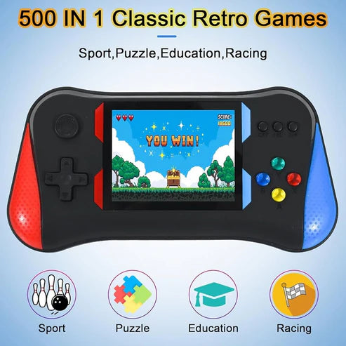 Jeux console vidéo X7M ! plus de 500 jeux intégrés !