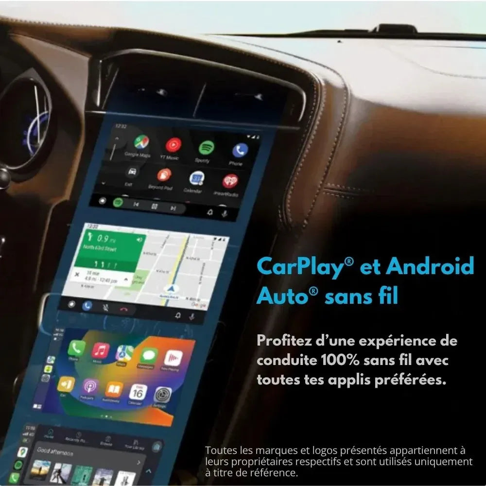 Adaptateur CarPlay sans fil 3-en-1 amélioré (2026)